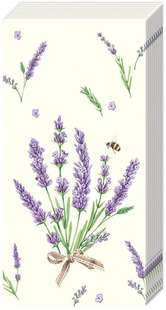 BOUQUET OF LAVENDER POCKET TISSUE
