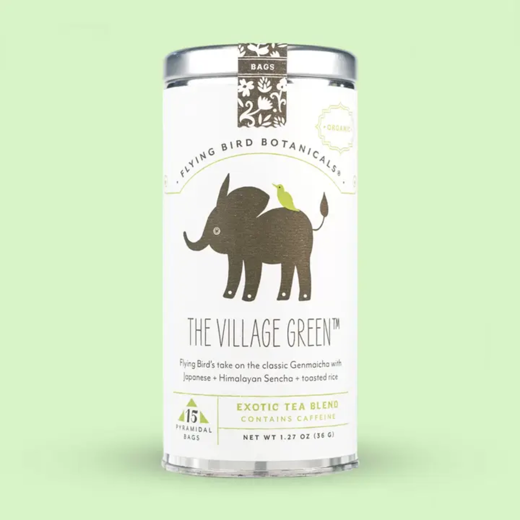 THE VILLAGE GREEN - 15 TEA BAG TIN