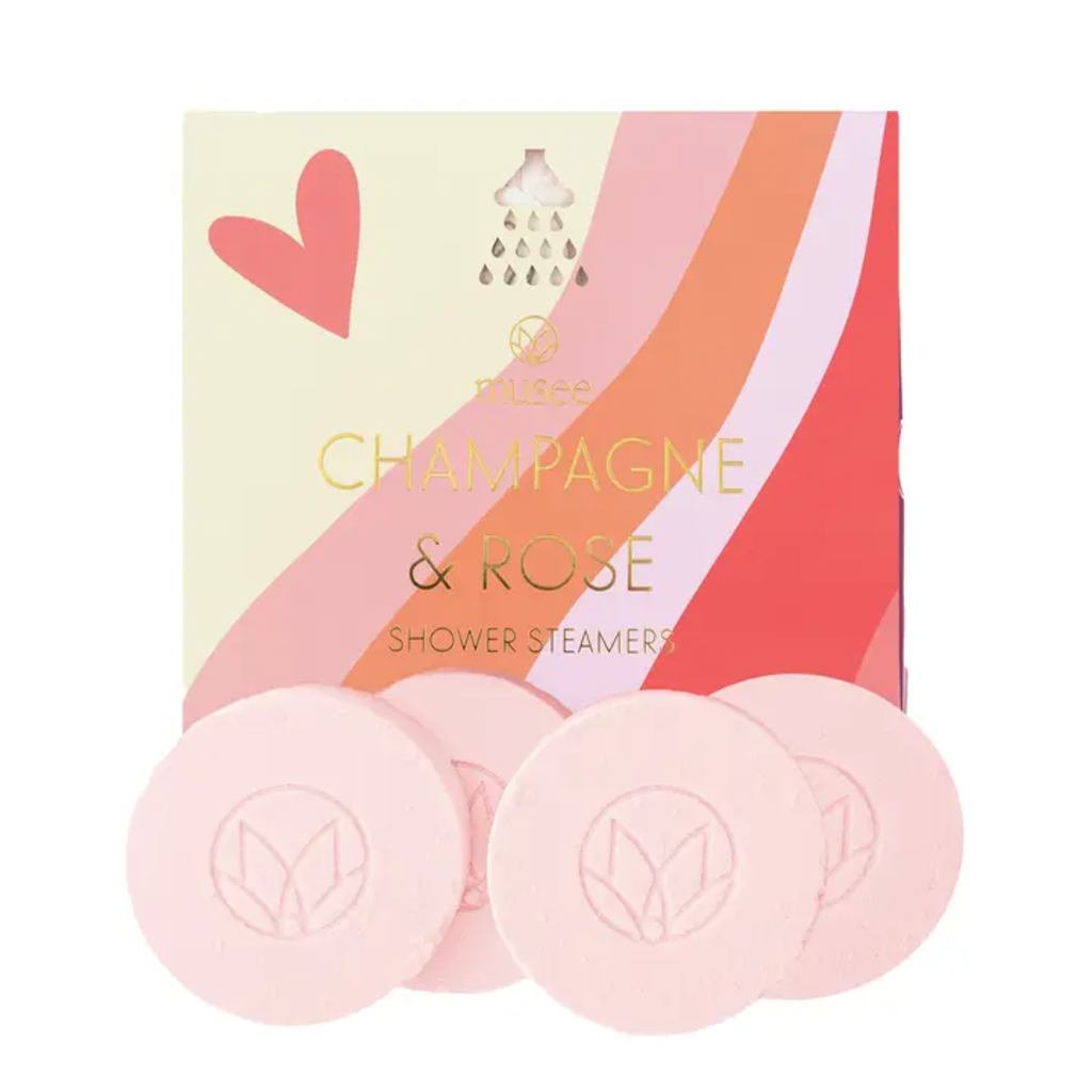 CHAMPAGNE & ROSE SHOWER STEAMERS