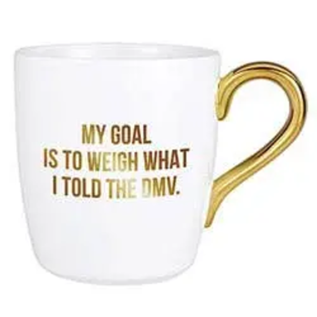 16OZ GOLD MUG - GOAL WEIGHT