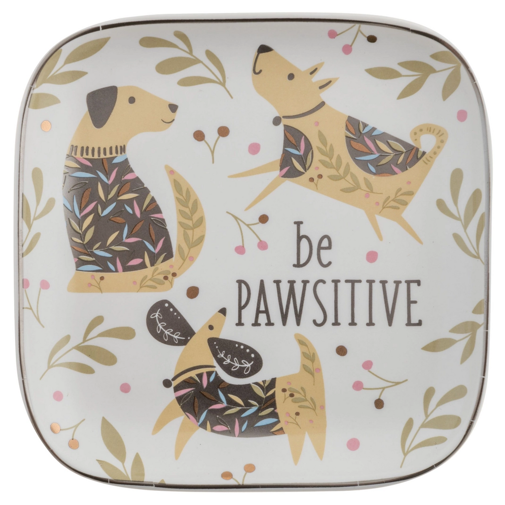 FLORA DOGS SQUARE TRINKET DISH