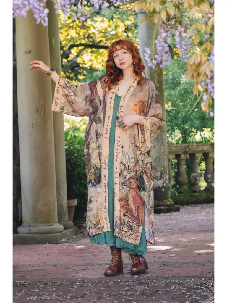 LOVELIGHT OPERA DUSTER BAMBOO KIMONO