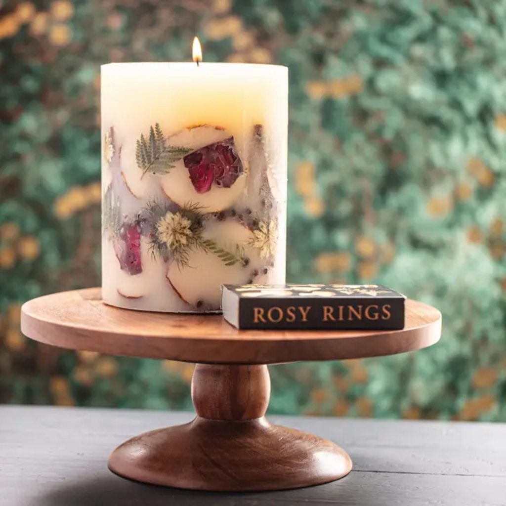 SPICY APPLE ROUND BOTANICAL CANDLE