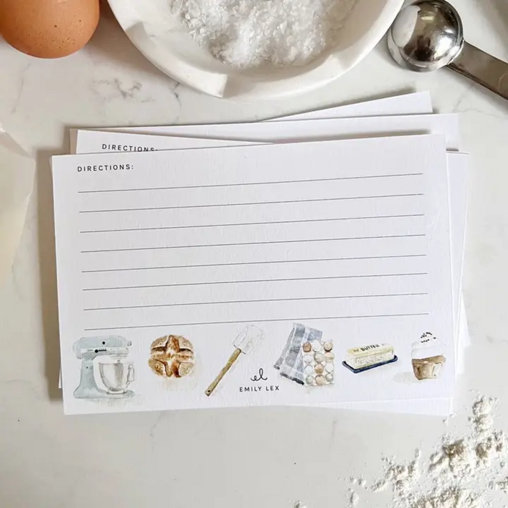 BAKING RECIPE CARDS