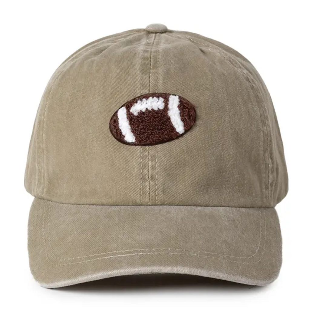 FOOTBALL WASHED BASEBALL CAP