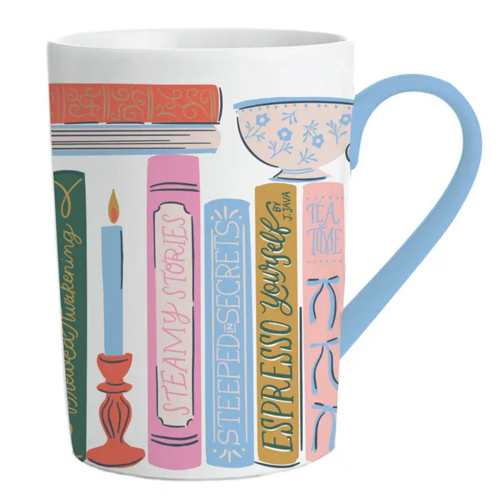 BOOKS & COFFEE CERAMIC MUG