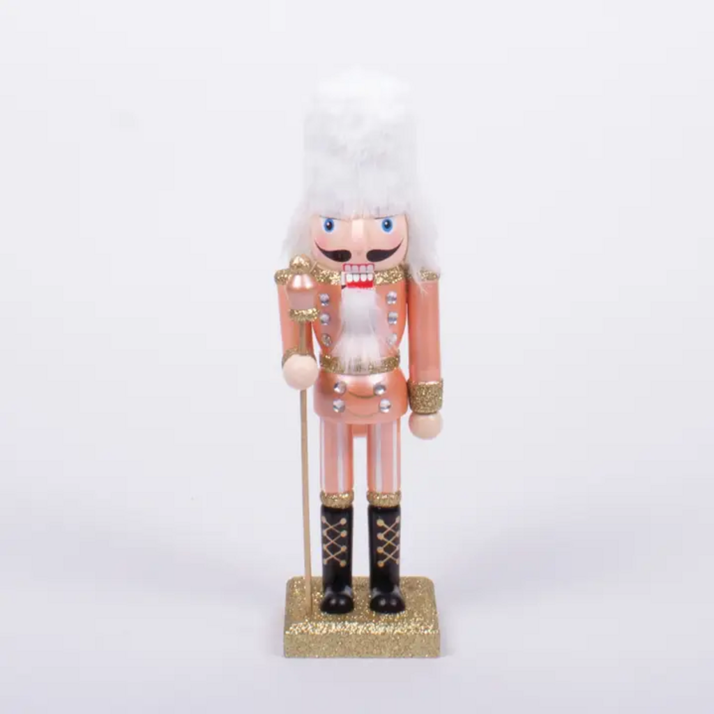 10" PINK TABLETOP NUTCRACKER