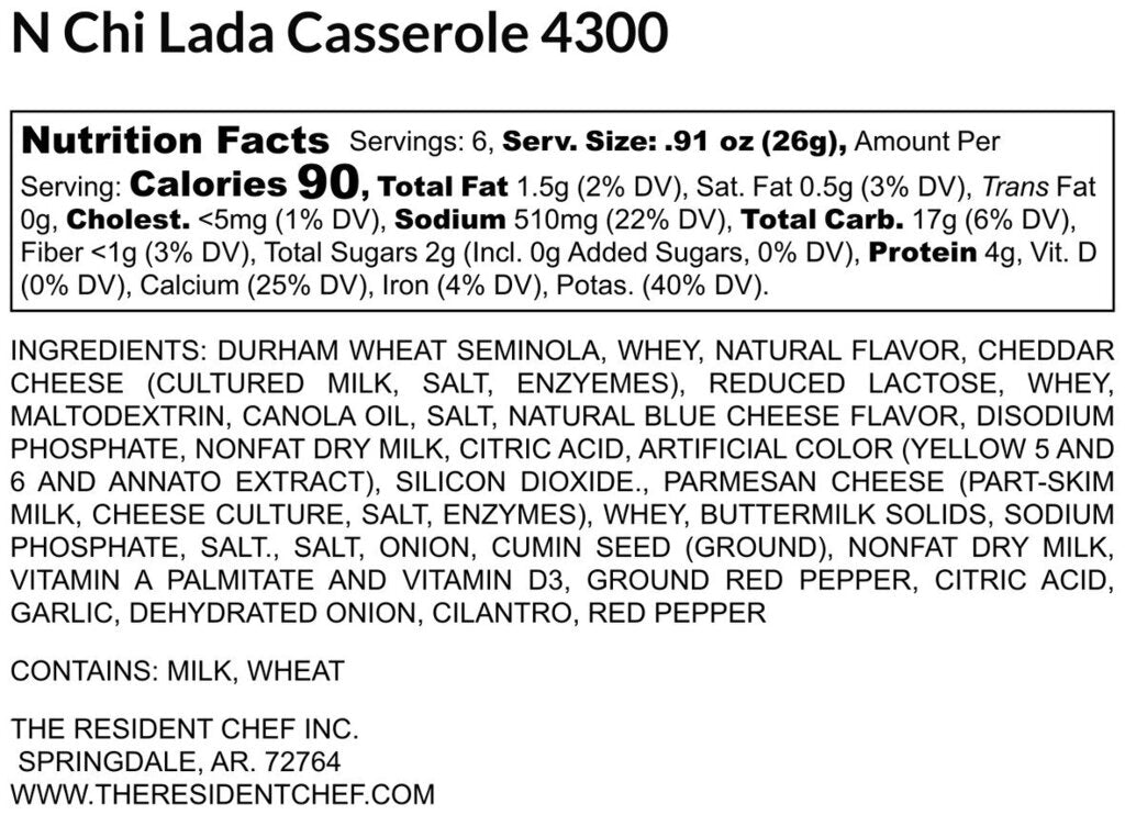 N CHI LADA CASSEROLE