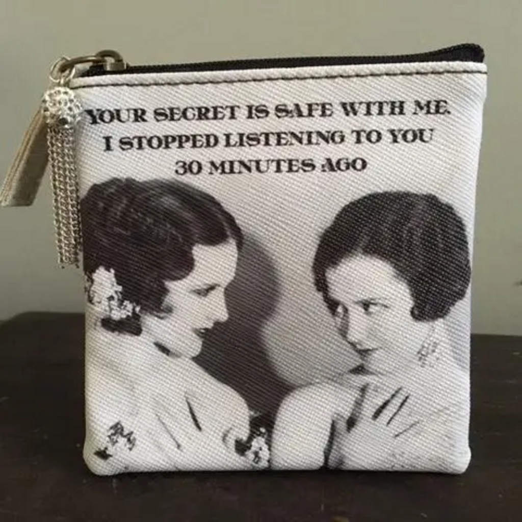 SECRET IS SAFE WITH ME COIN PURSE