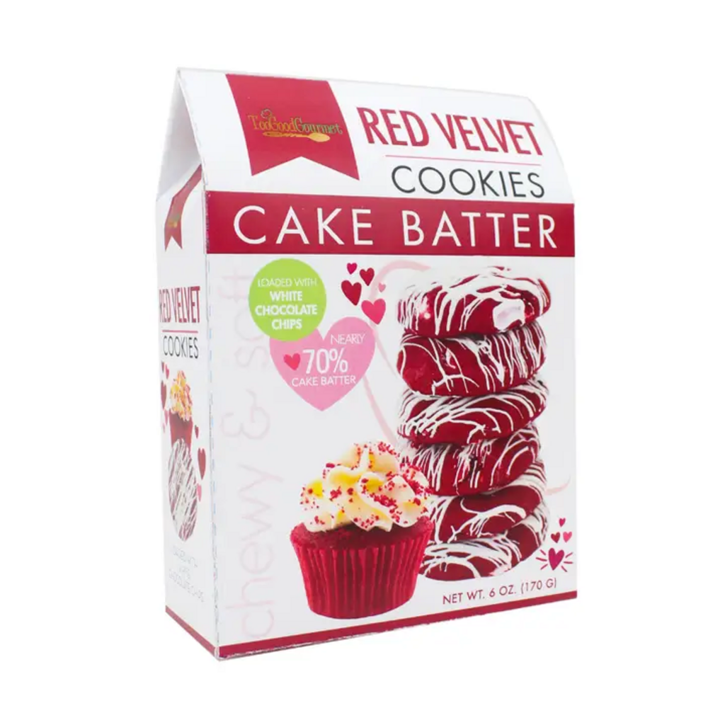 RED VELVET CAKE BATTER COOKIES