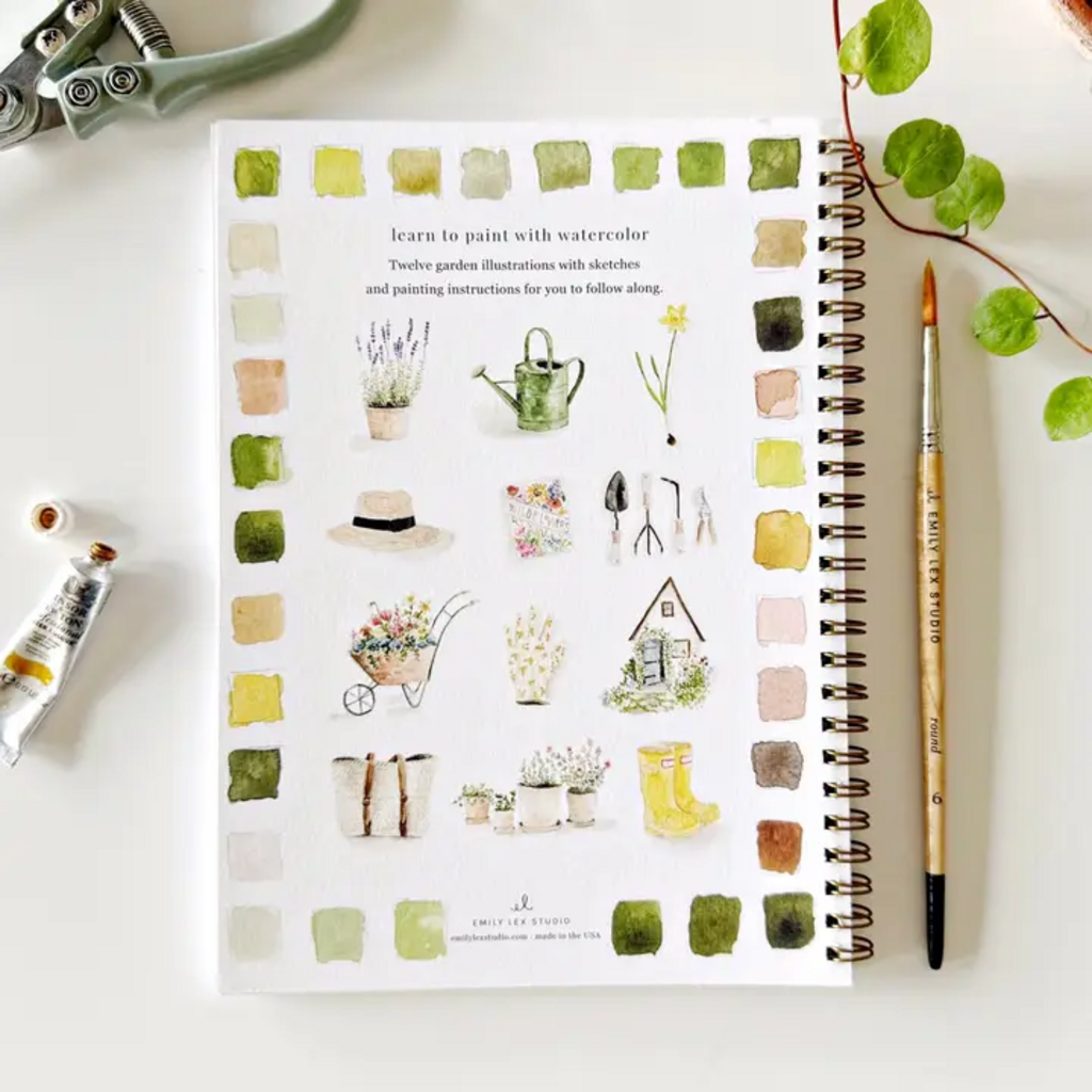 GARDEN WATERCOLOR WORKBOOK