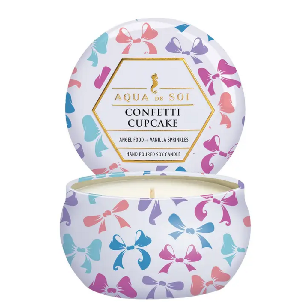 4OZ CONFETTI CUPCAKE TRAVEL CANDLE
