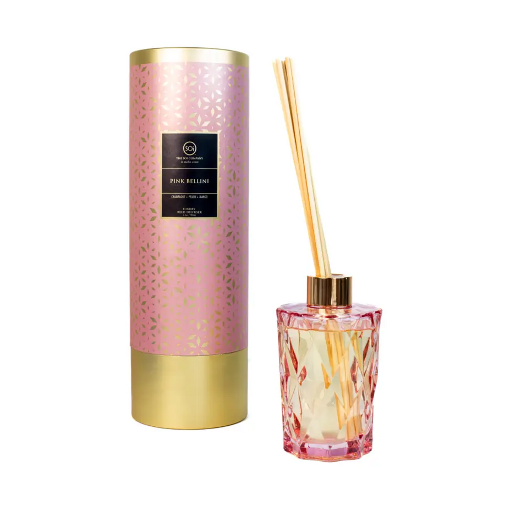 PINK BELLINI SHIMMER LUXURY REED DIFFUSER