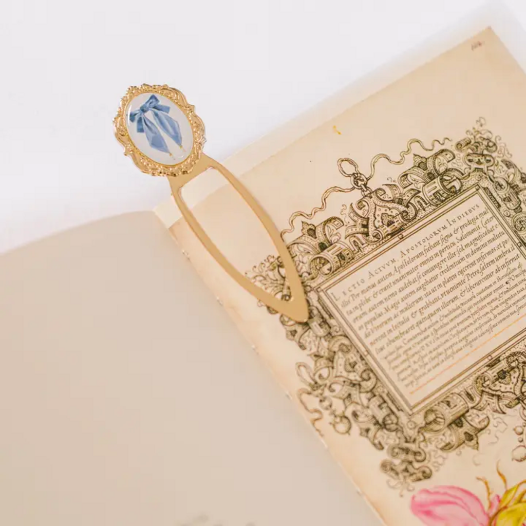 BOW METAL CLIP BOOKMARK