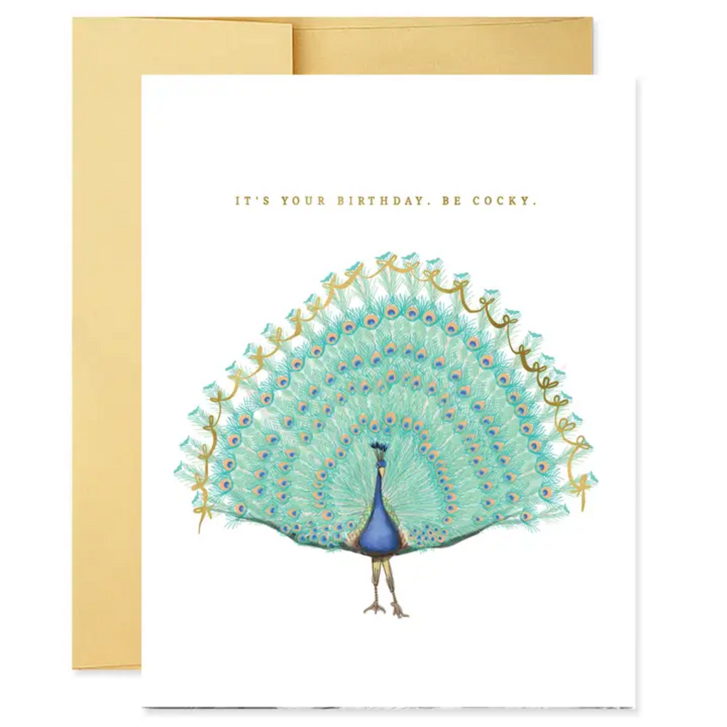 BE COCKY BIRTHDAY CARD