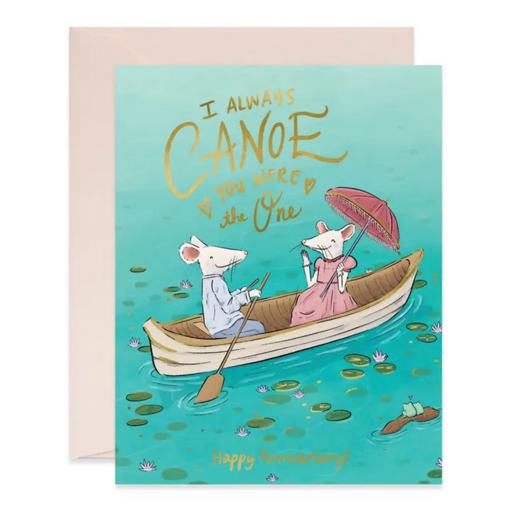 CANOE YOU WERE THE ONE CARD