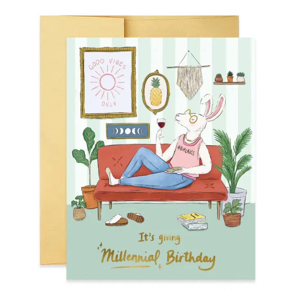 MILLENNIAL BIRTHDAY CARD