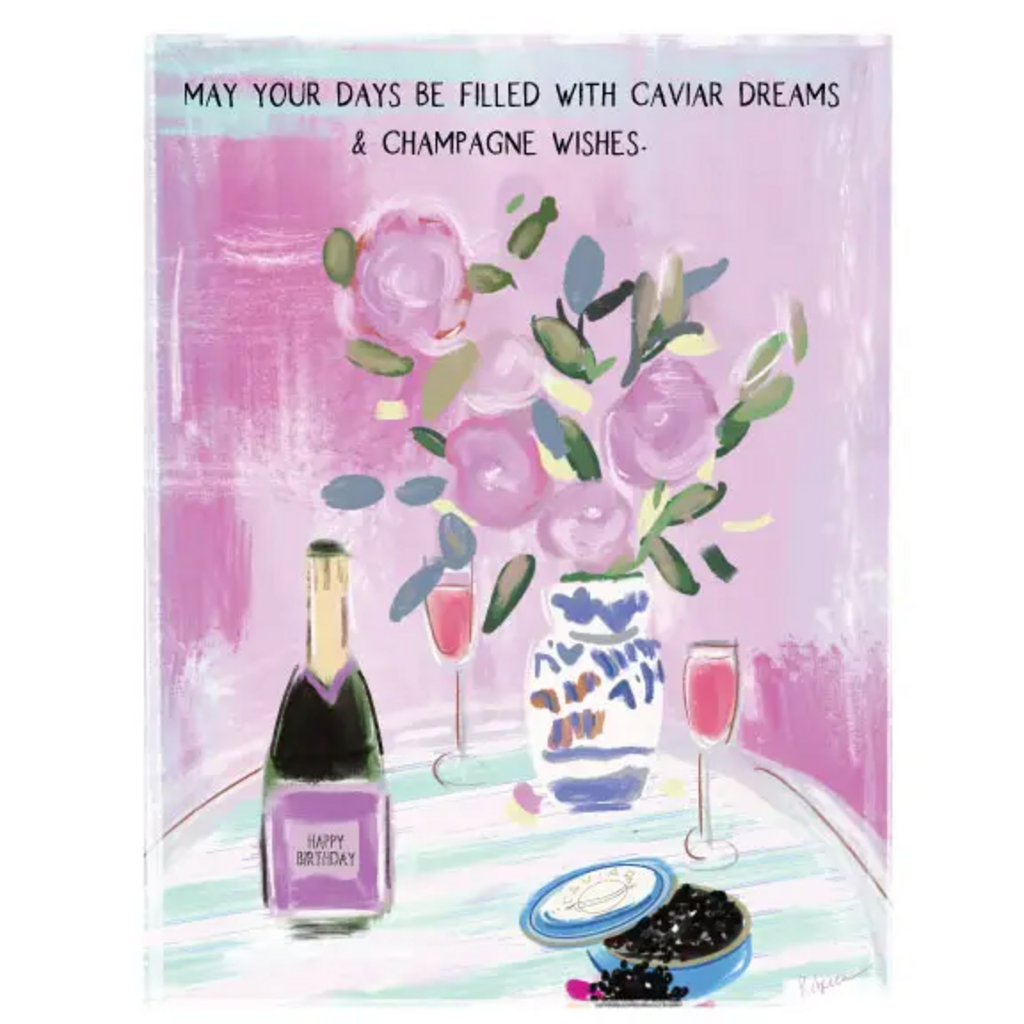 CAVIAR DREAMS BIRTHDAY CARD