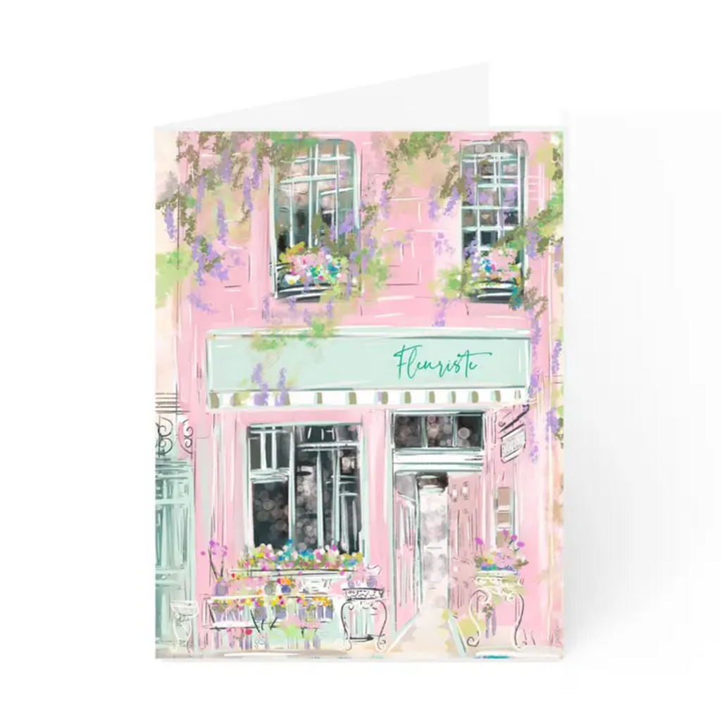 PRETTY PARIS FLORIST CARD