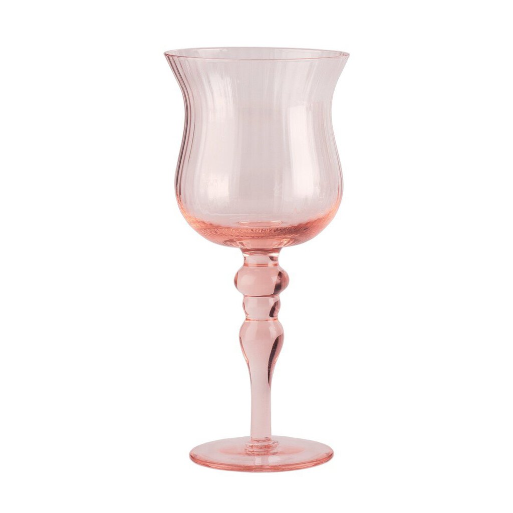 11.3OZ STEMMED BLUSH WINE GLASS
