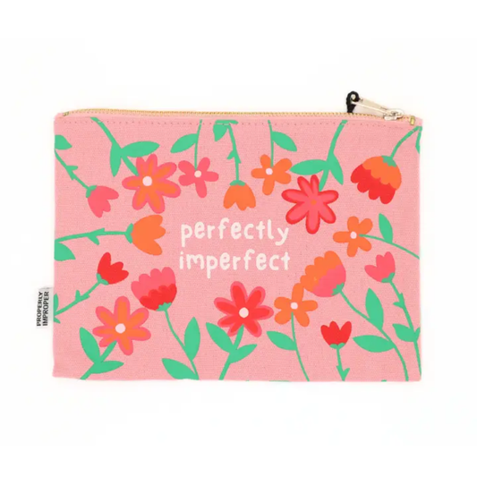 PERFECTLY IMPERFECT CANVAS POUCH
