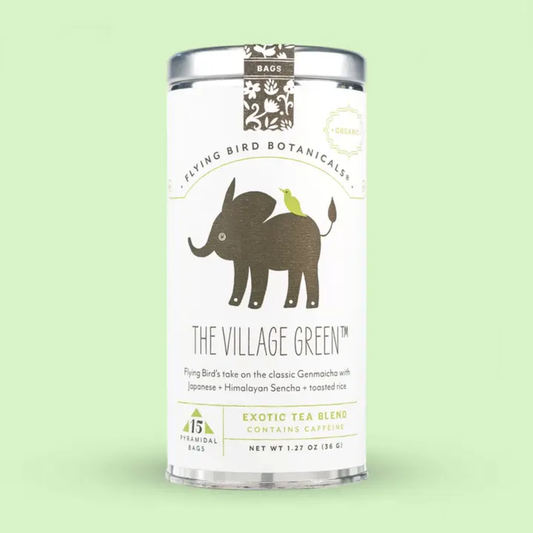 THE VILLAGE GREEN - 15 TEA BAG TIN