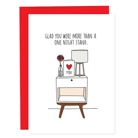 ONE NIGHT STAND GREETING CARD