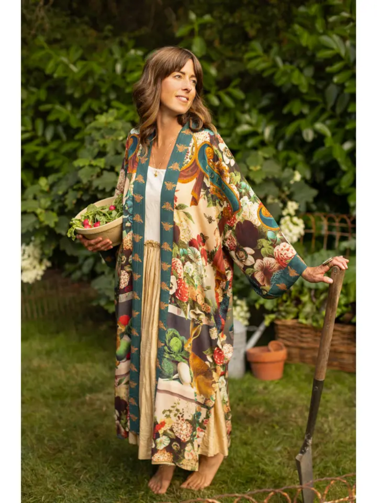 STAY GOLD OPERA DUSTER BAMBOO KIMONO W/BELT