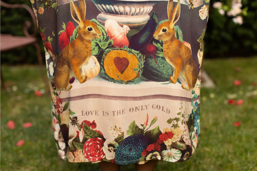 STAY GOLD OPERA DUSTER BAMBOO KIMONO W/BELT