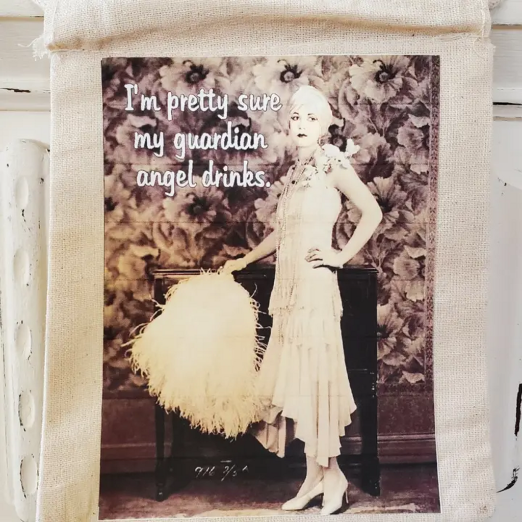 MY GUARDIAN ANGEL CANVAS GIFT BAG