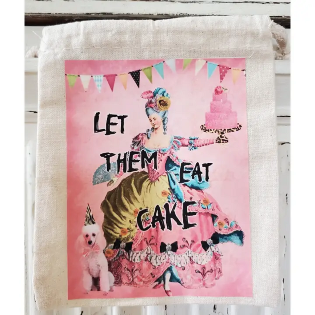 MARIE ANTOINETTE BIRTHDAY CANVAS GIFT BAG