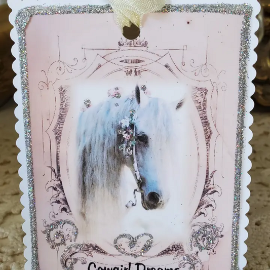 COWGIRL DREAMS GIFT TAG