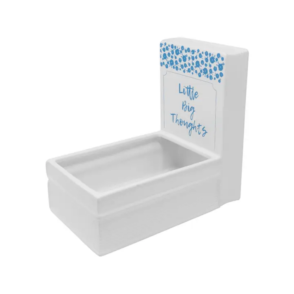 STACKED BOOKS CERAMIC PLANTER