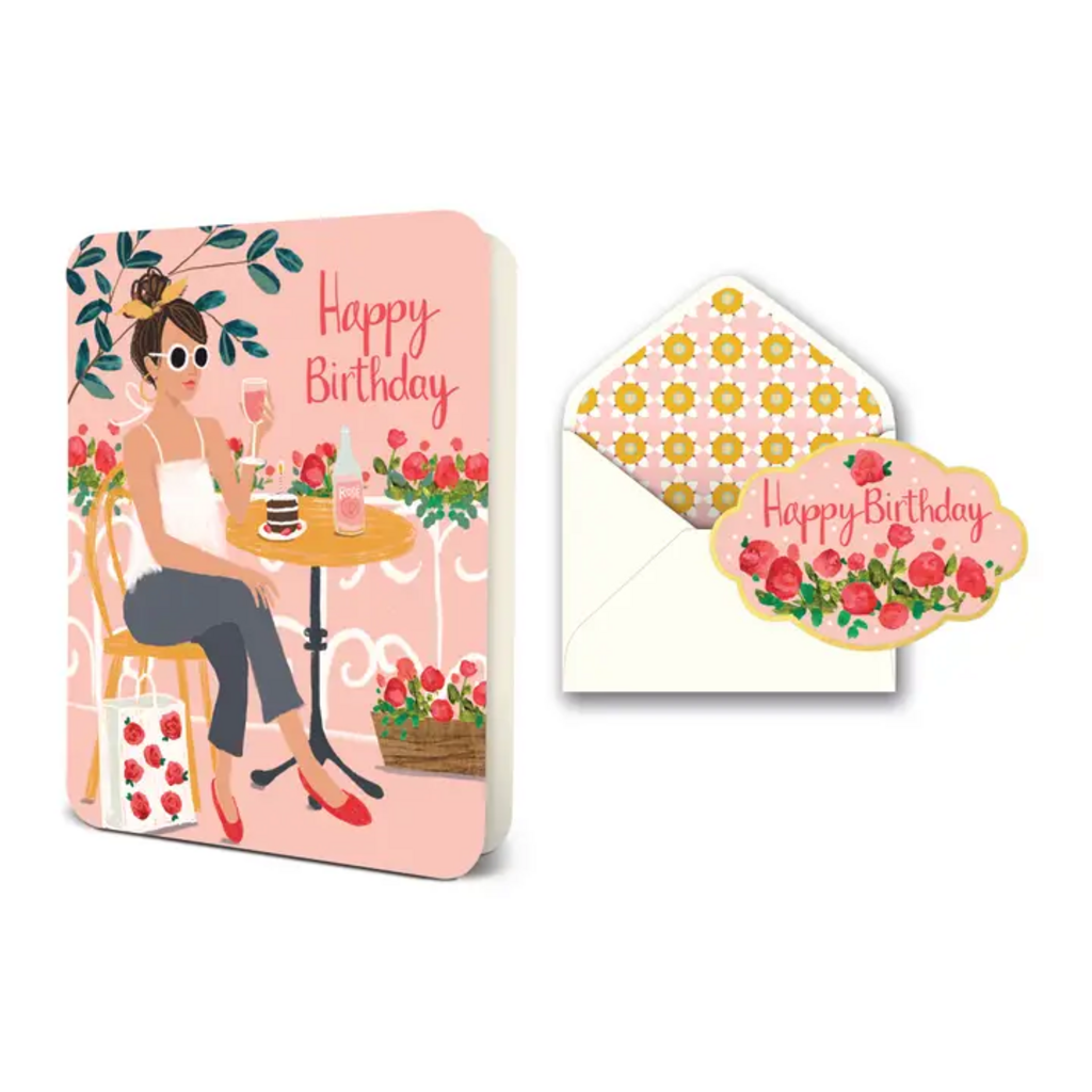 WINE BISTRO GIRL BIRTHDAY CARD