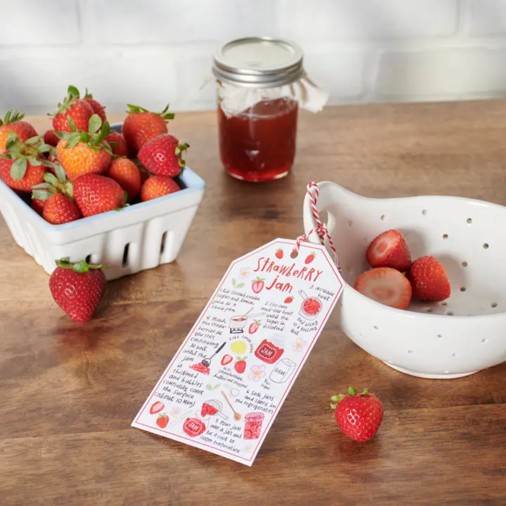 STRAWBERRY JAM GIFT TAG SET