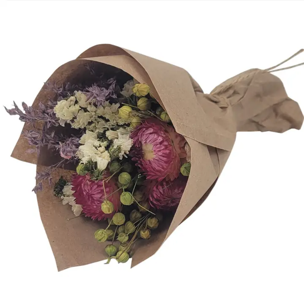 MINI STRAWFLOWER & LARKSPUR BOUQUET BUNDLE