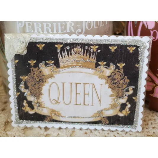 QUEEN & CROWN GIFT TAG