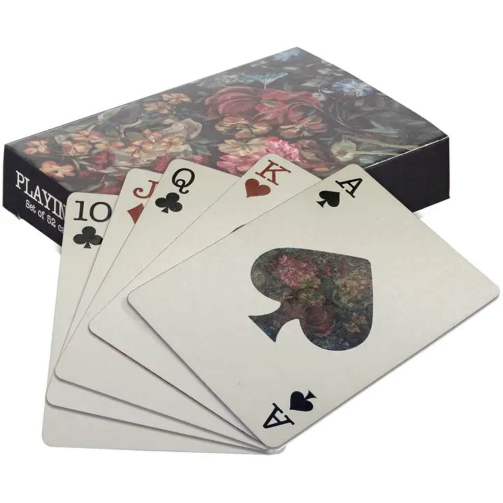 MOODY FLORAL PLAYING CARDS