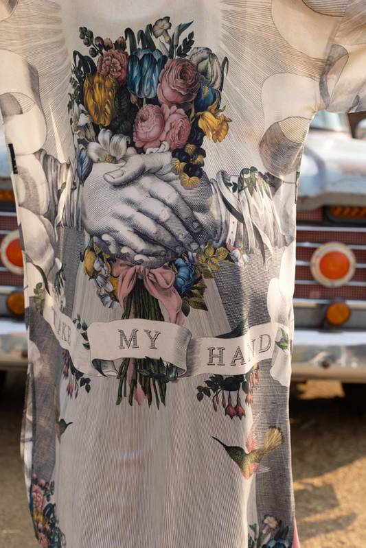 TAKE MY HAND BAMBOO BOHO DUSTER KIMONO