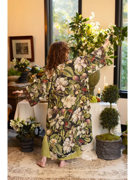 FLEUR DE LUNE OPERA DUSTER LONG KIMONO