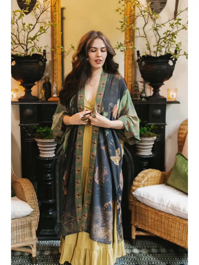 HEARTWORK ARTISAN DUSTER BAMBOO KIMONO