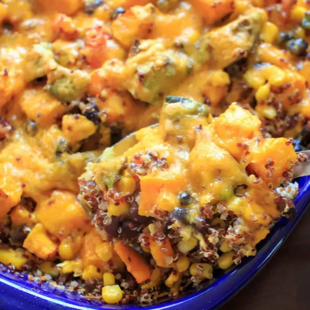 SANTA BARBARA SOUPS - QUINOA ENCHILADA CASSEROLE