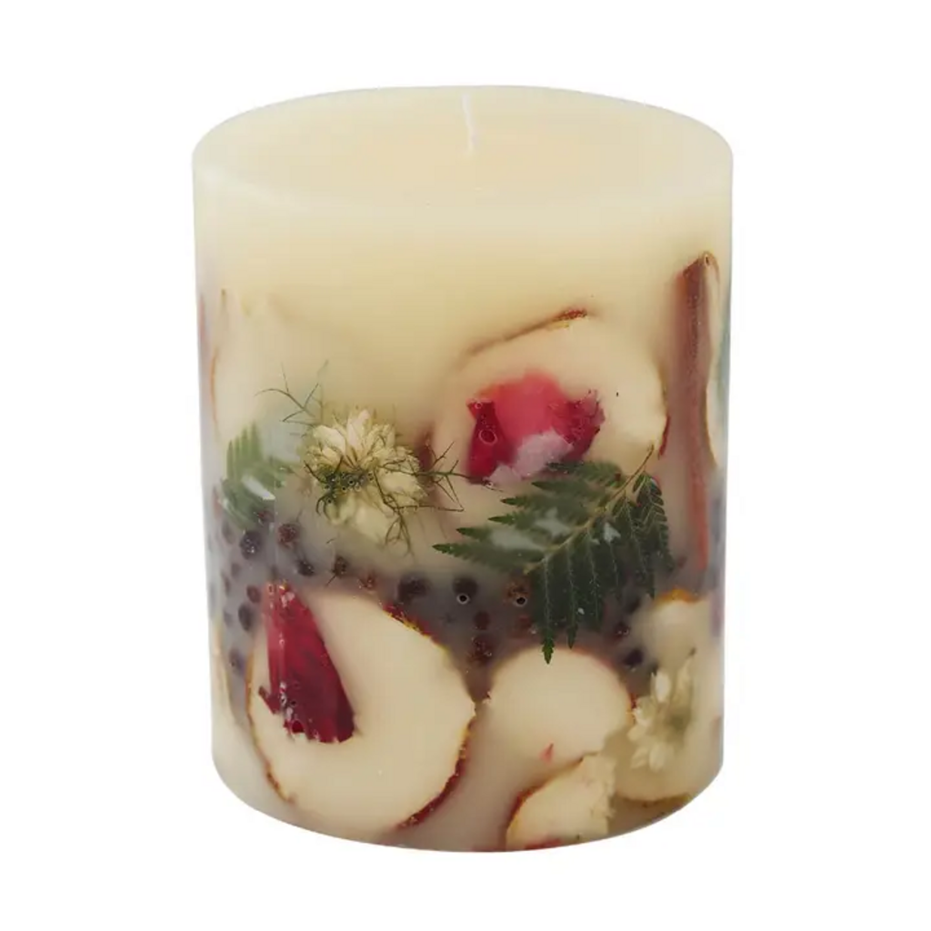 SPICY APPLE ROUND BOTANICAL CANDLE