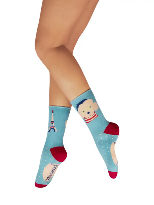 PARISIENNE POOCH BAMBOO ANKLE SOCKS