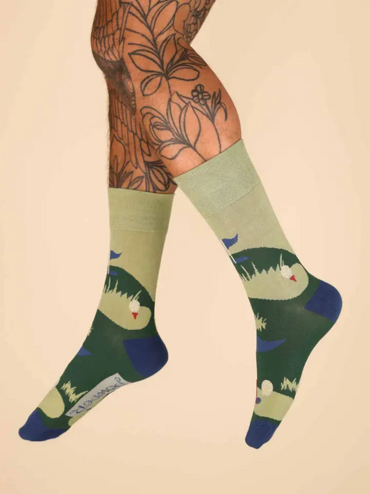 MEN'S HOLE IN ONE BAMBOO SOCKS