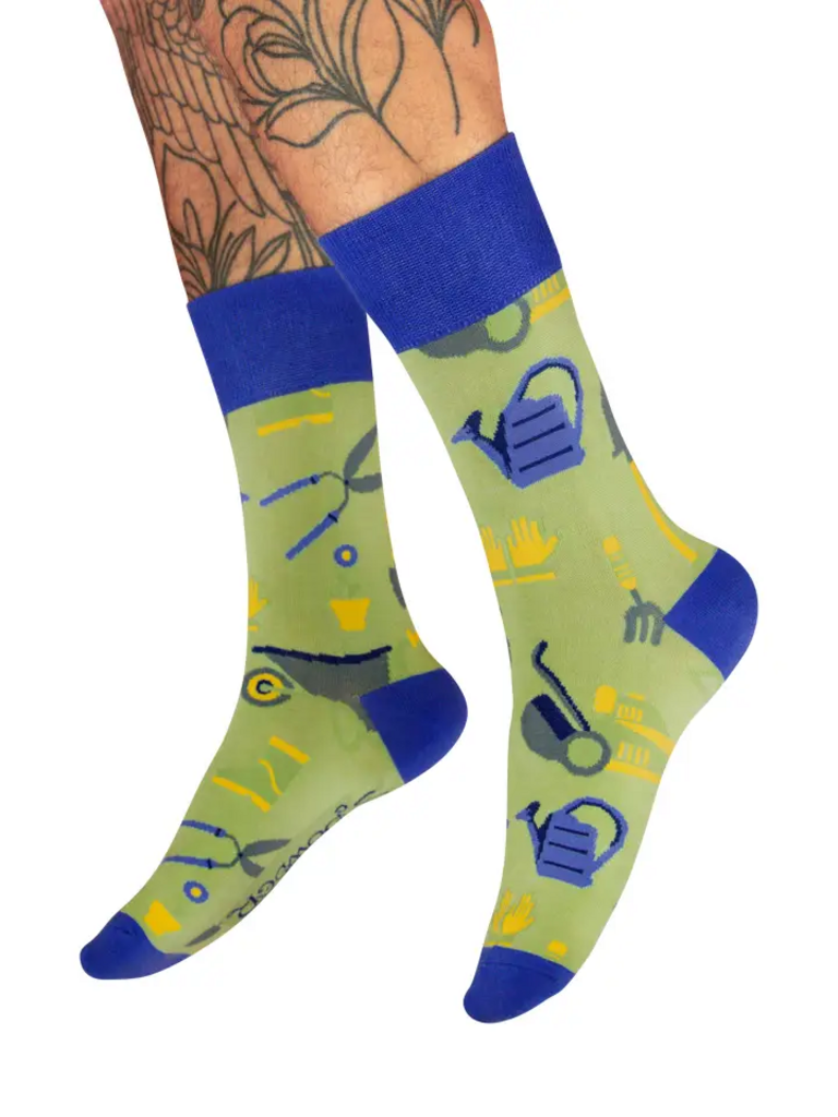 MEN'S GREEN FINGERS BAMBOO SOCKS