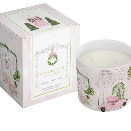 SUGARPLUM LANE DOUBLE WICK BOXED CANDLE