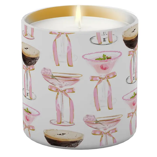 VERY MERRY MARTINI CANDLE