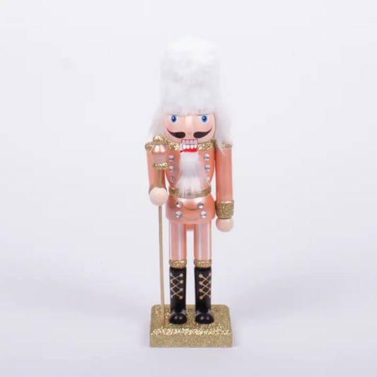 10" PINK TABLETOP NUTCRACKER