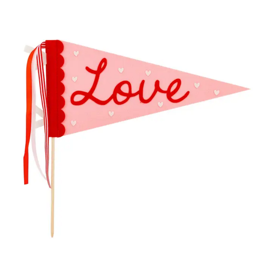 LOVE FELT PENNANT BANNER